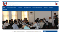 Desktop Screenshot of dohslmd.gov.np